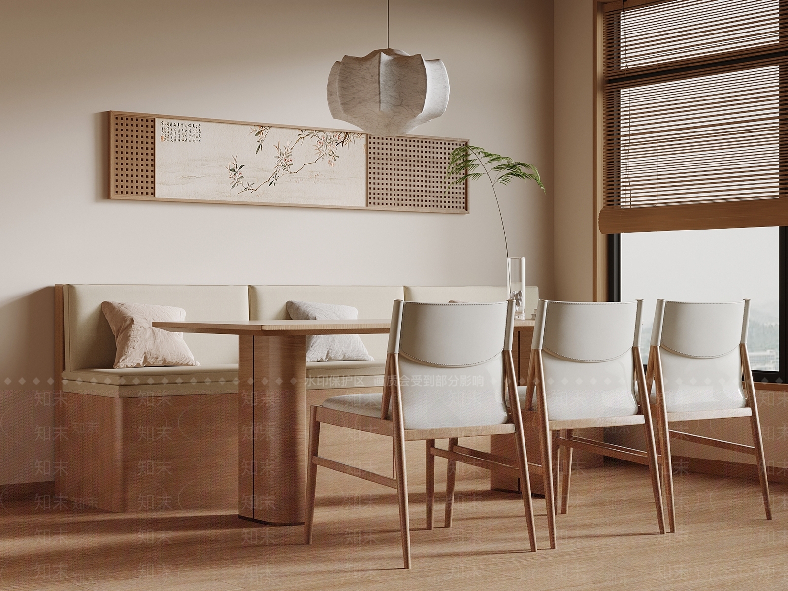 新中式卡座沙发3D模型下载【ID:1203634932】