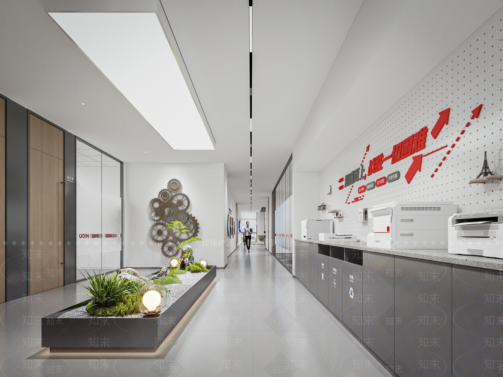 现代走廊3D模型下载【ID:1203642329】