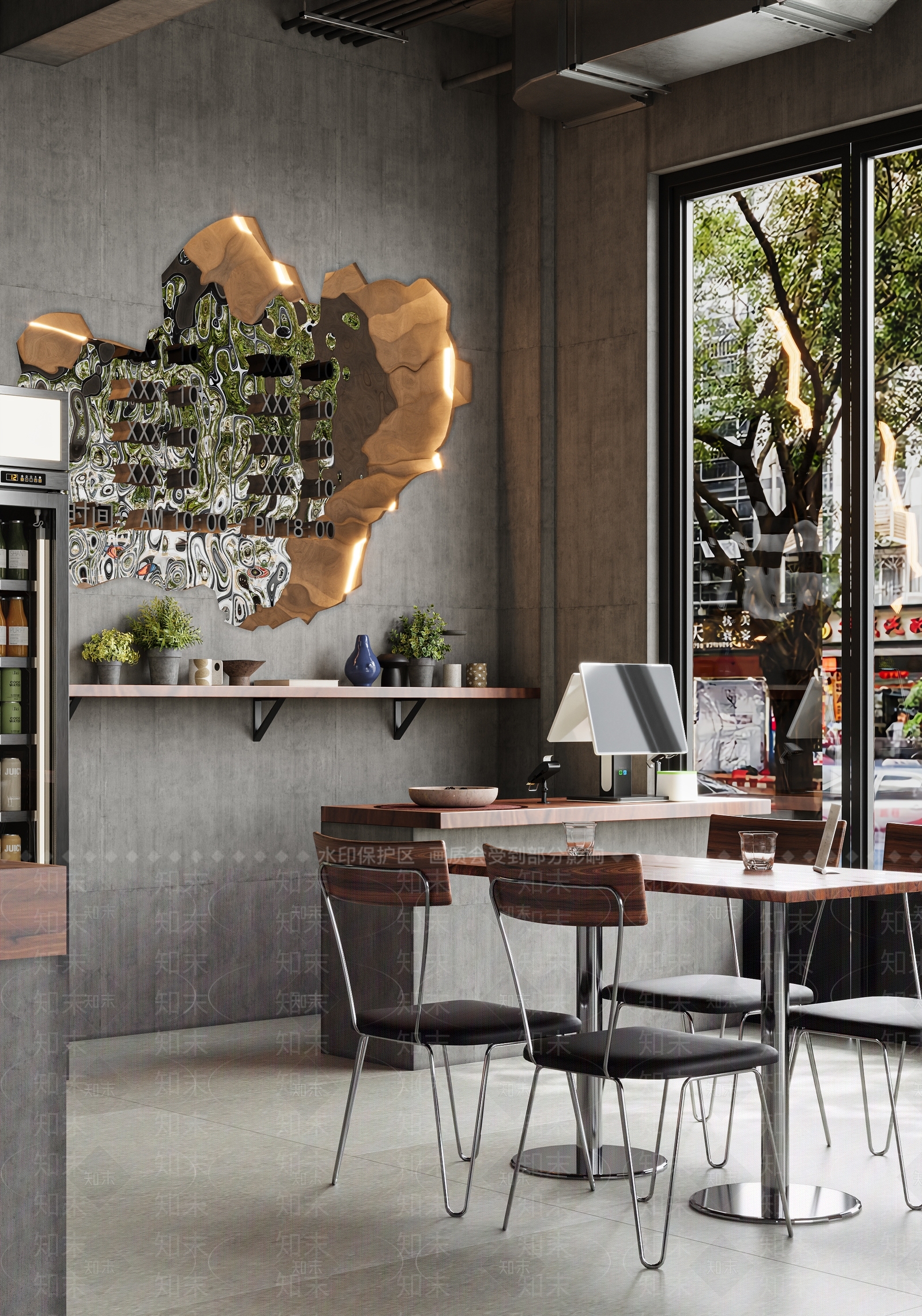 工业现代其他餐饮空间3D模型下载【ID:1203649175】