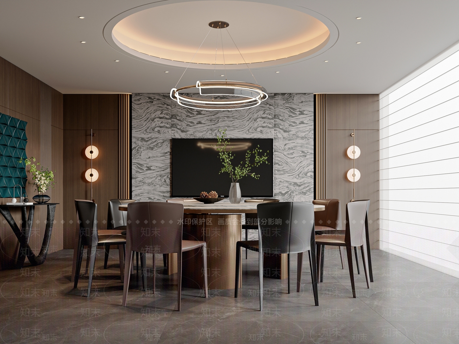 现代意式包厢3D模型下载【ID:1203649041】