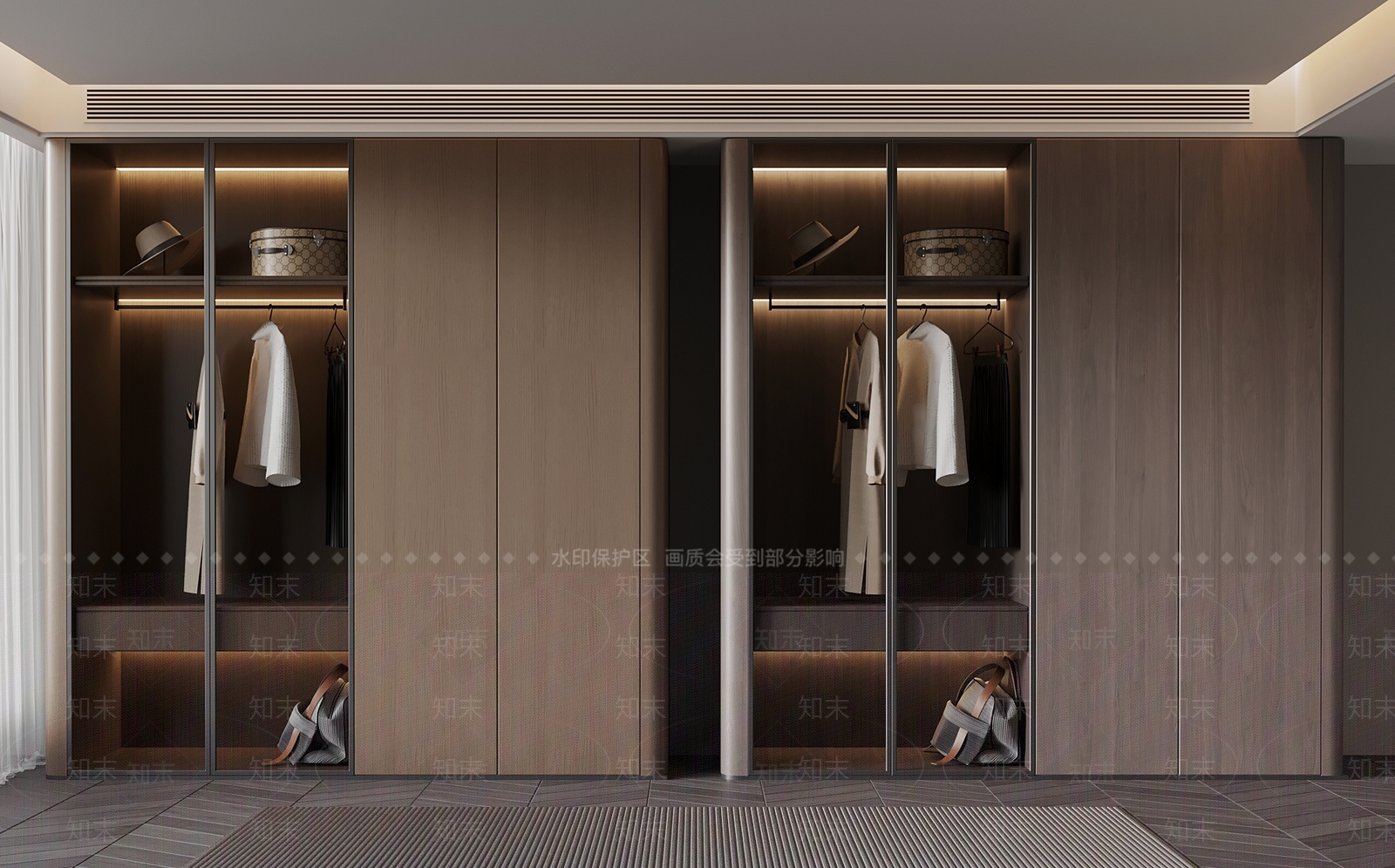 意式衣柜3D模型下载【ID:1203649304】