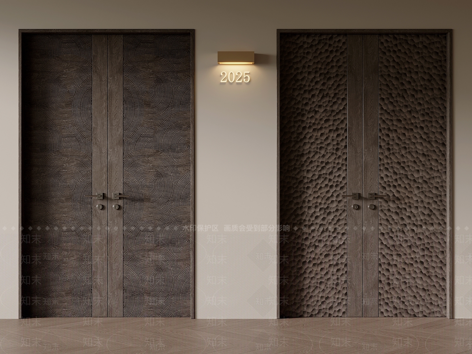 现代意式双开门SU模型下载【ID:1203651620】