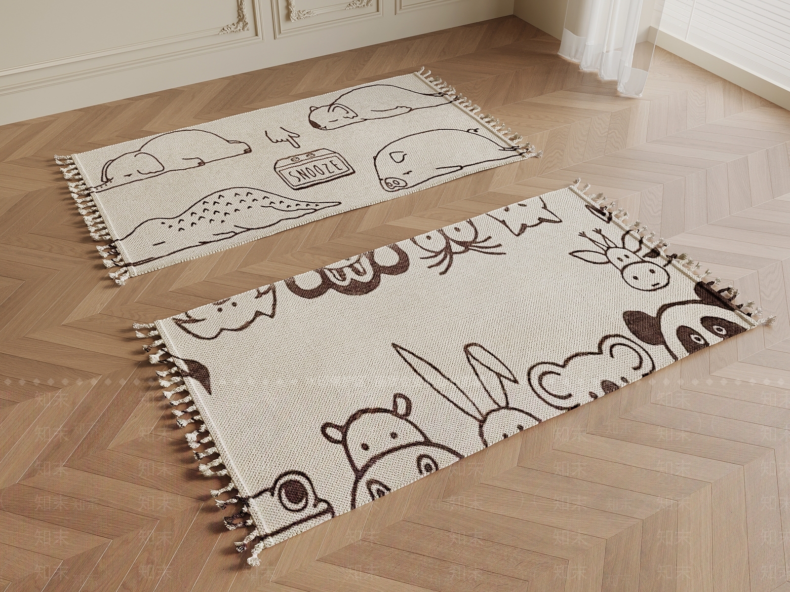 现代儿童地毯3D模型下载【ID:1203657054】