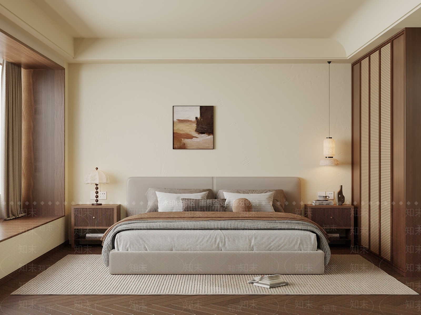 中古家居卧室SU模型下载【ID:1203660522】