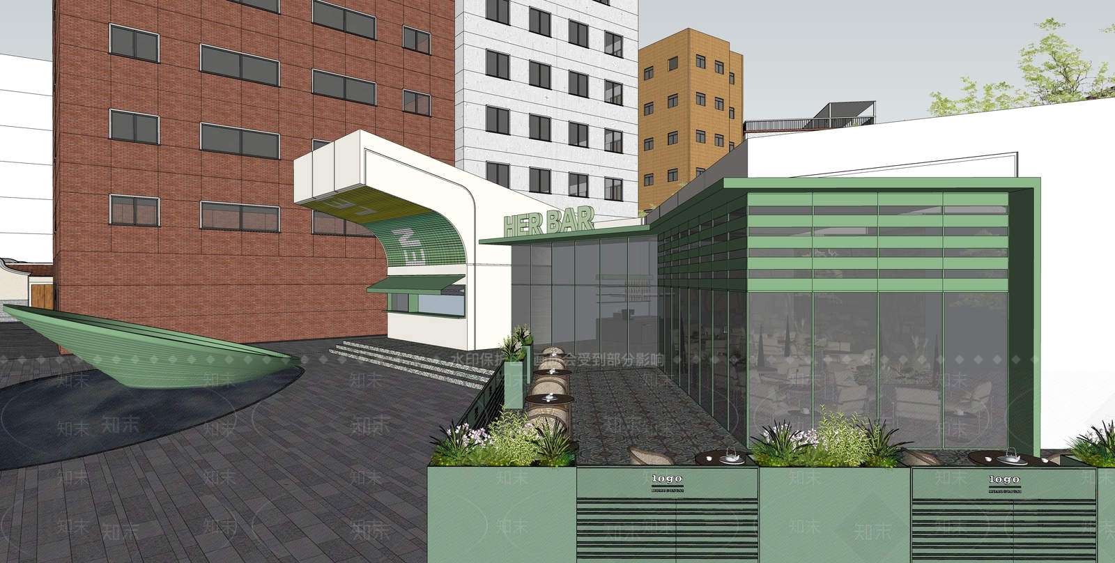侘寂其他景观小建筑SU模型下载【ID:1203661533】