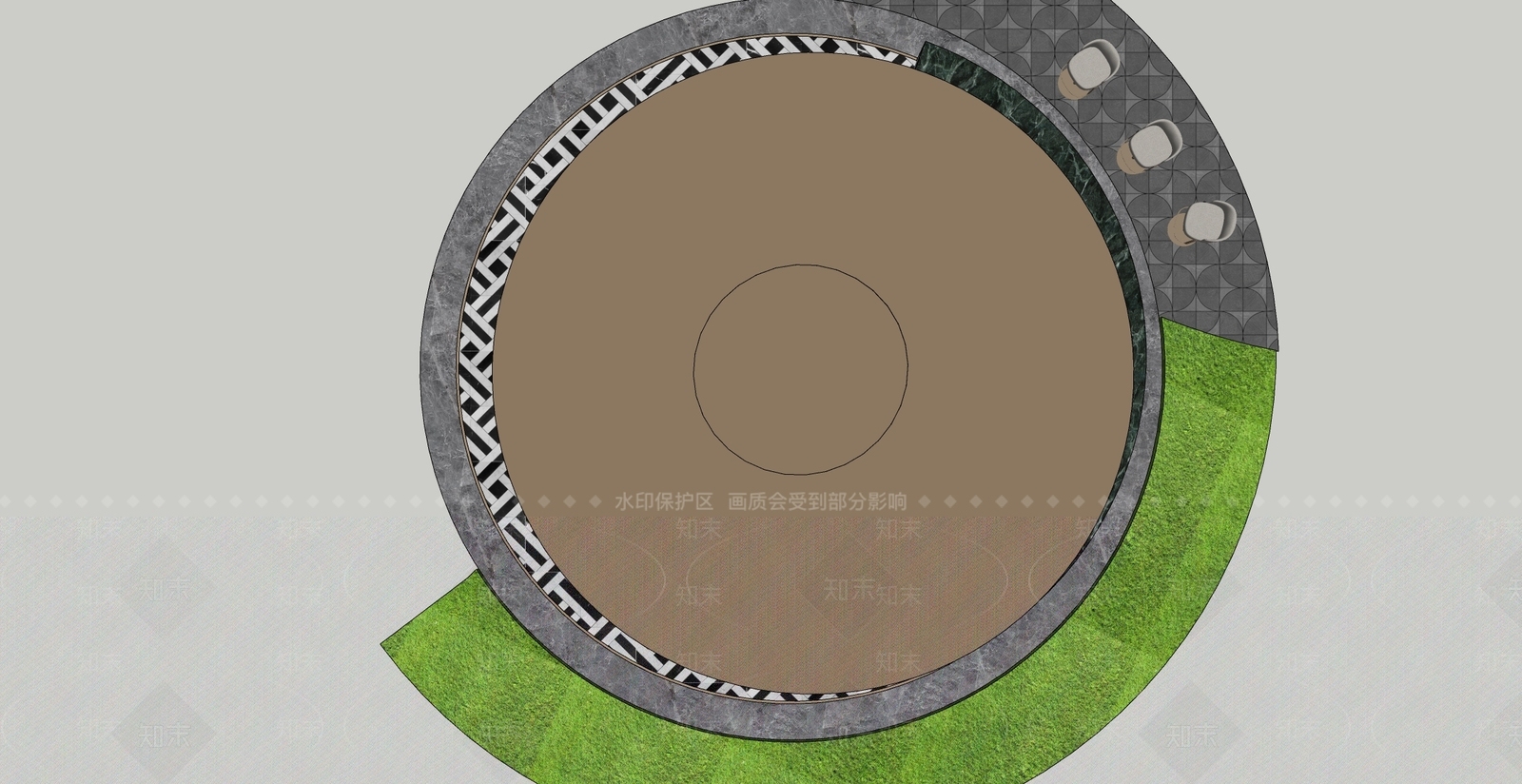 现代其他景观小建筑SU模型下载【ID:1203662288】