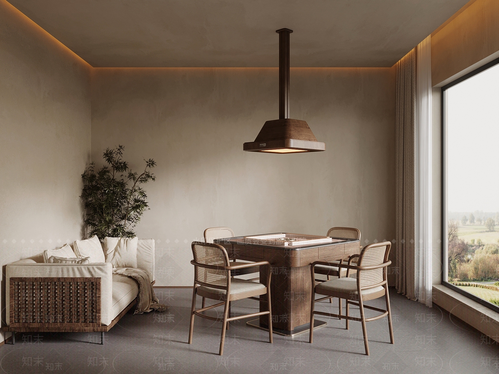 中古棋牌室3D模型下载【ID:1203662610】