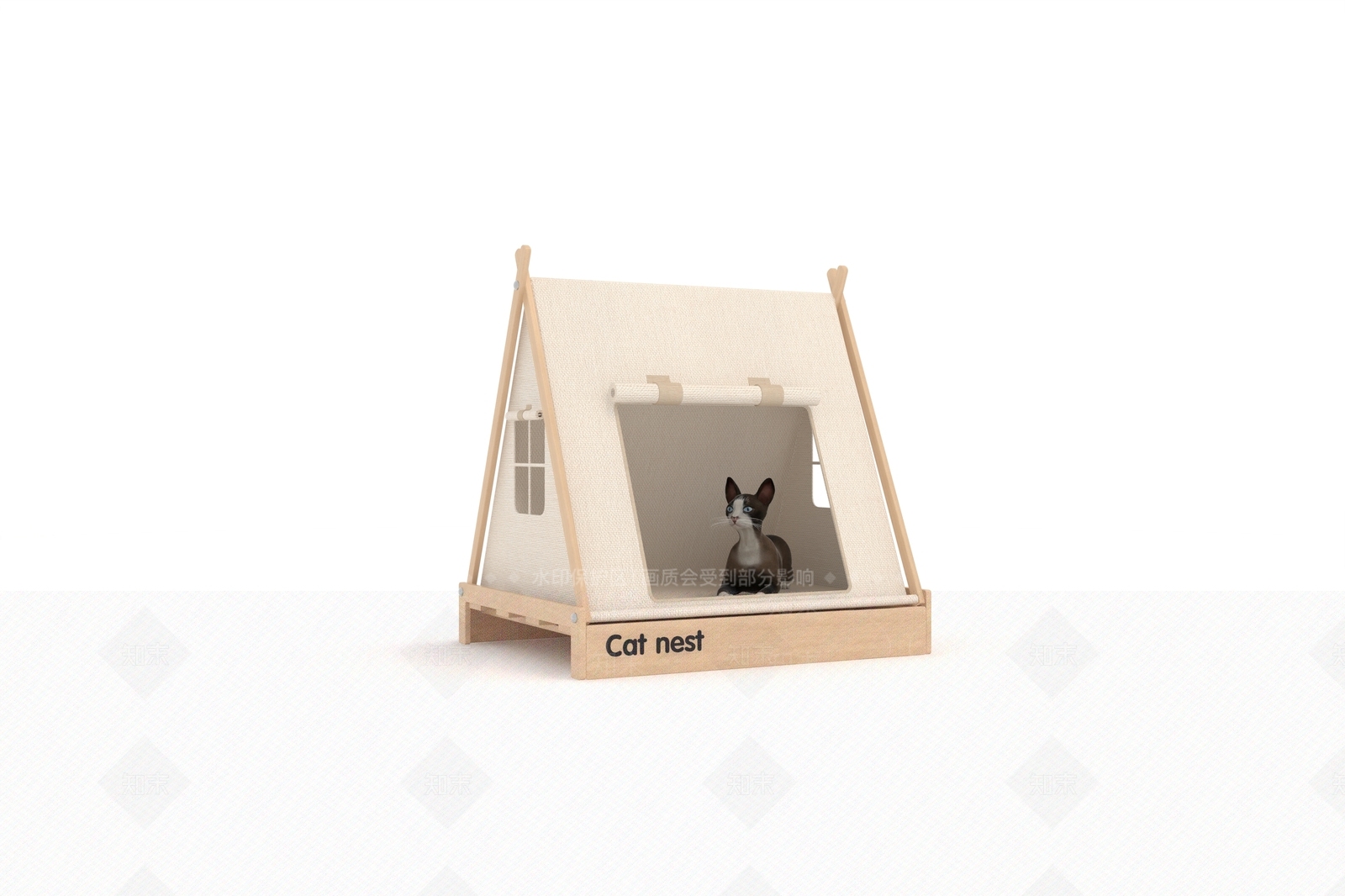 宠物用品3D模型下载【ID:1203665956】