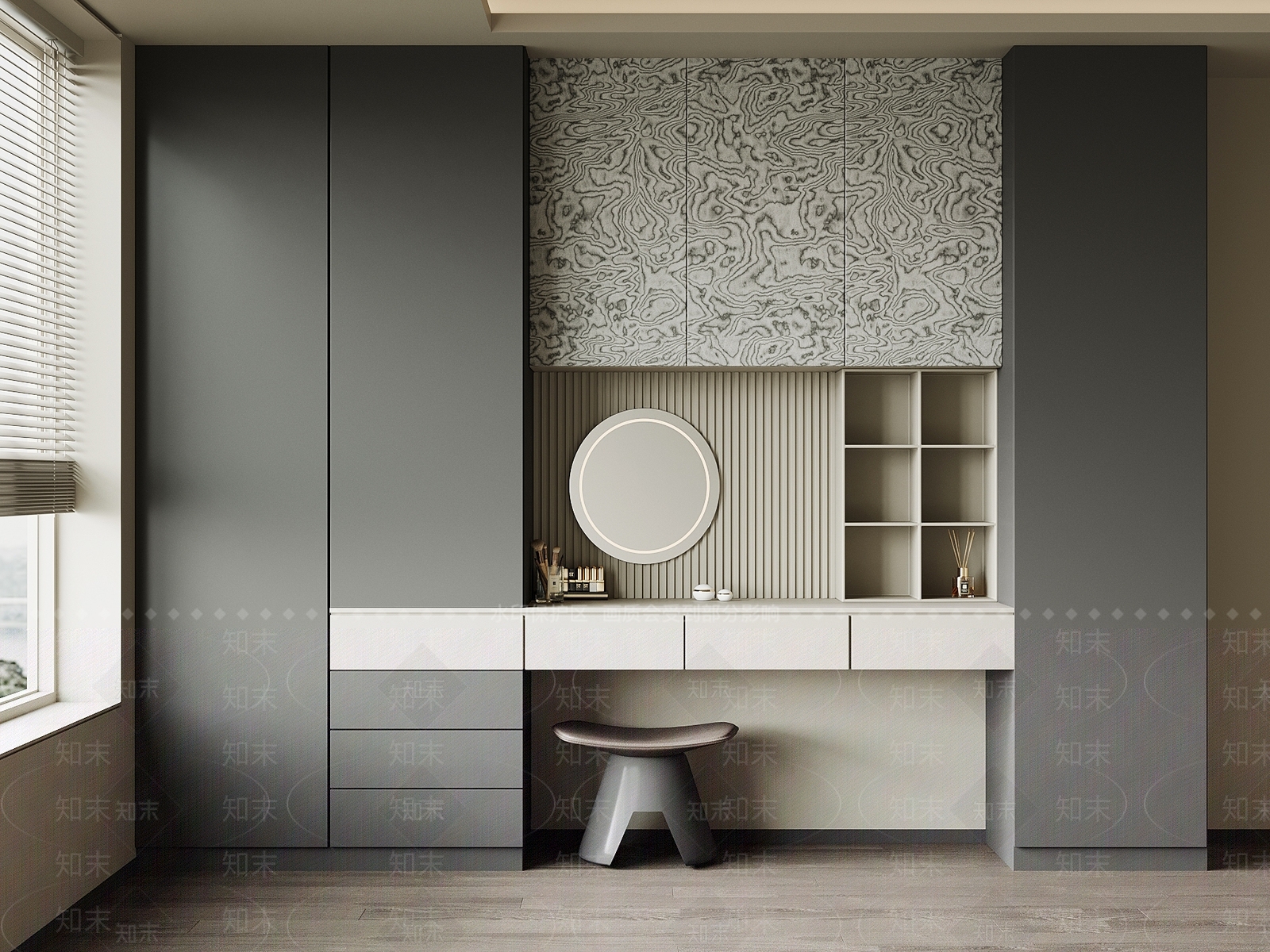 现代衣柜SU模型下载【ID:1203666097】