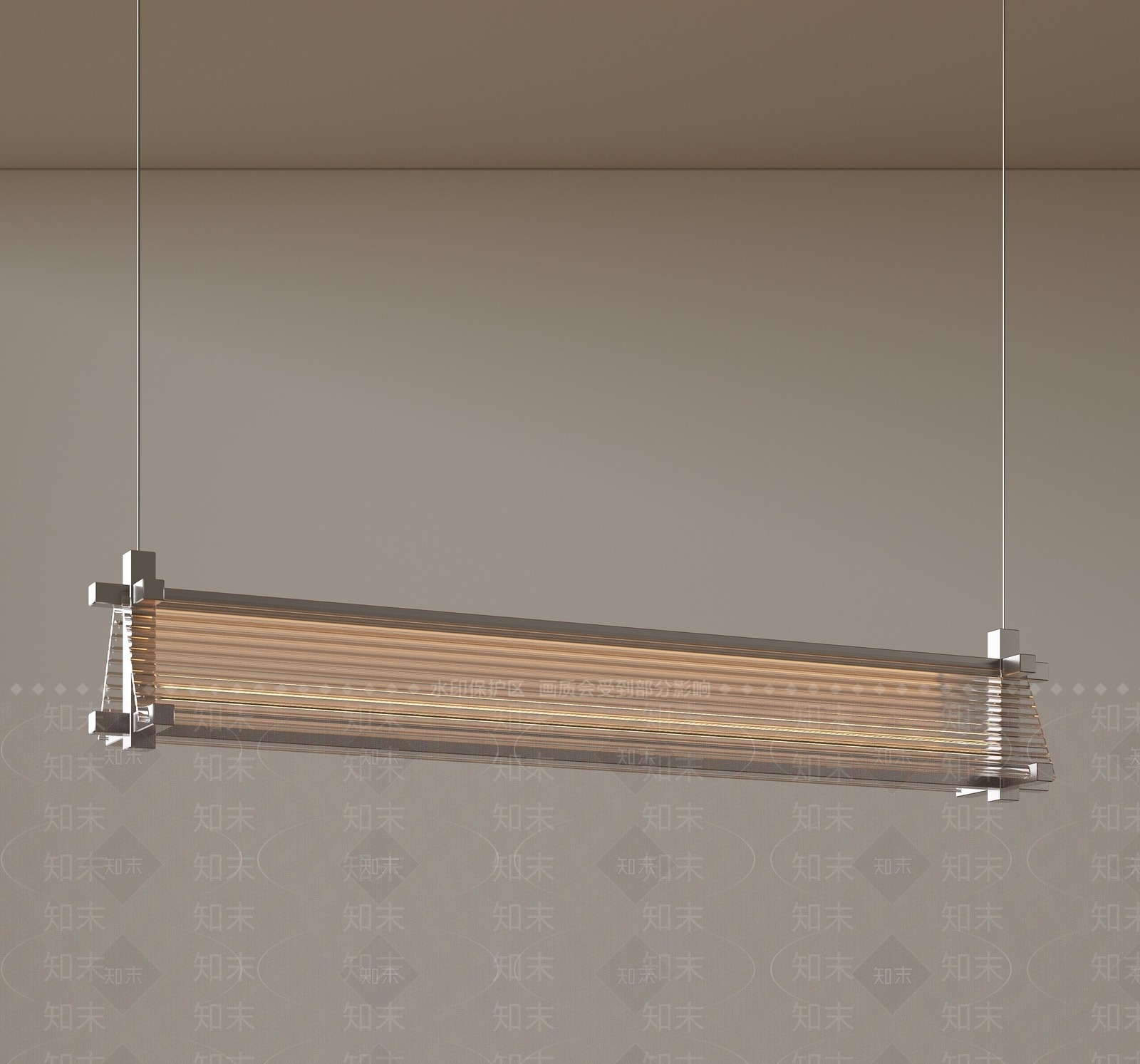 现代中古吊灯3D模型下载【ID:1203667343】