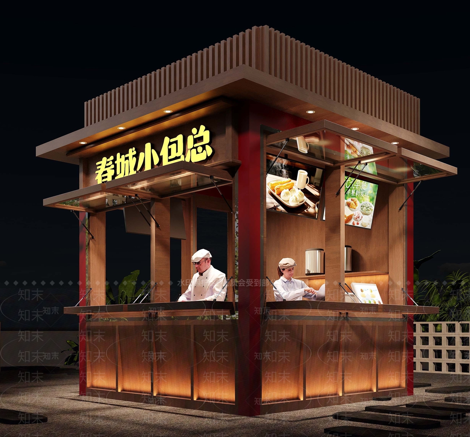 现代特殊形态屋面3D模型下载【ID:1203671433】