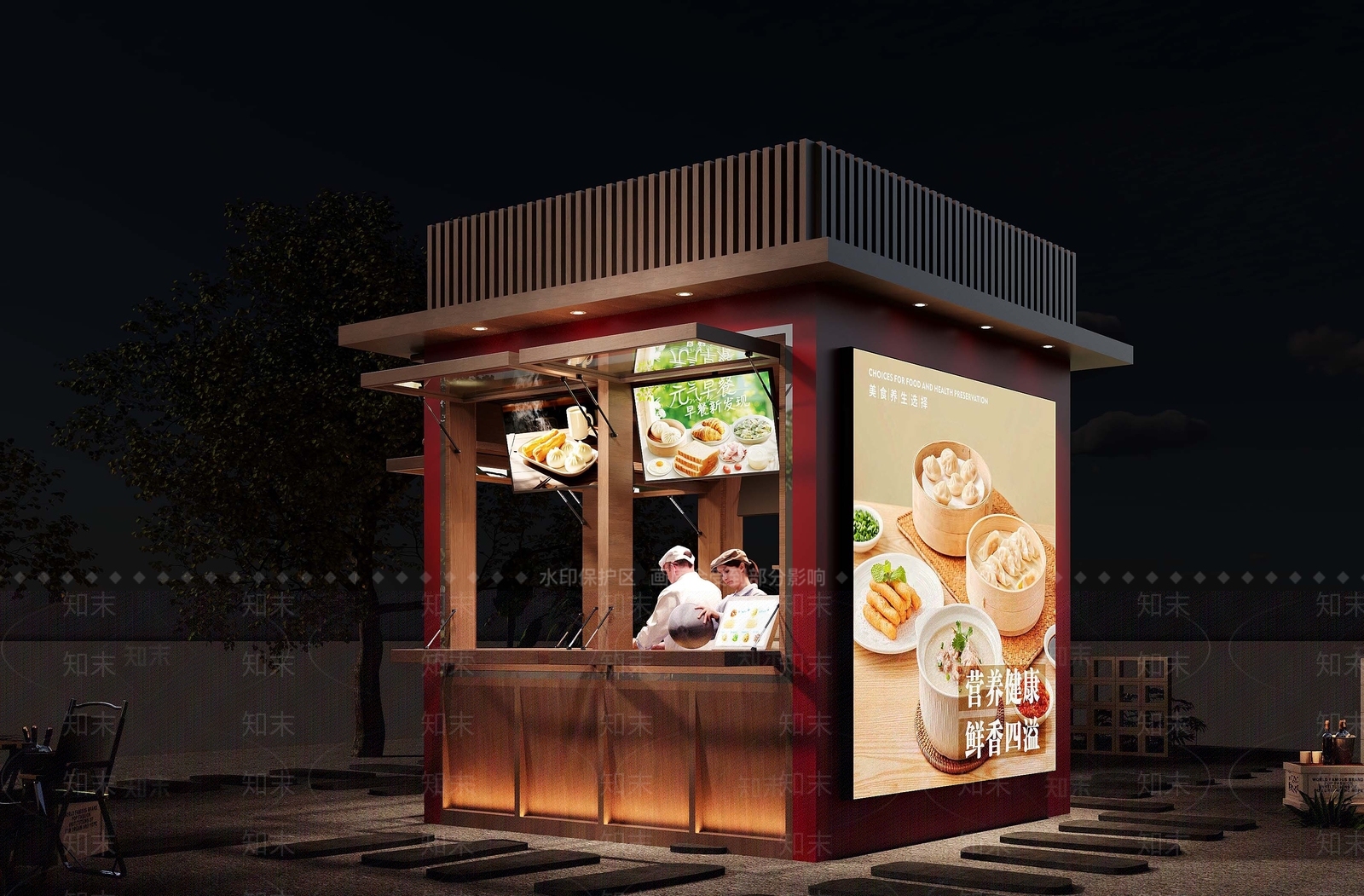 现代特殊形态屋面3D模型下载【ID:1203671433】