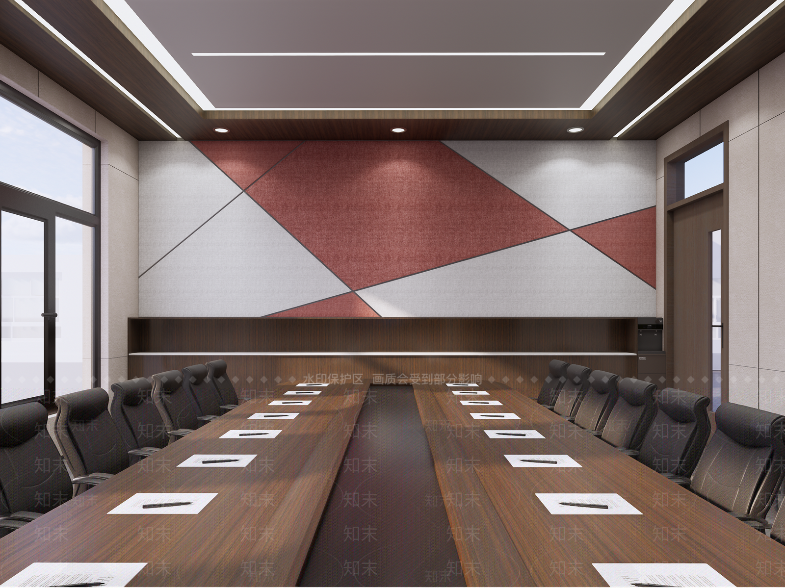 新中式会议室SU模型下载【ID:1203672201】