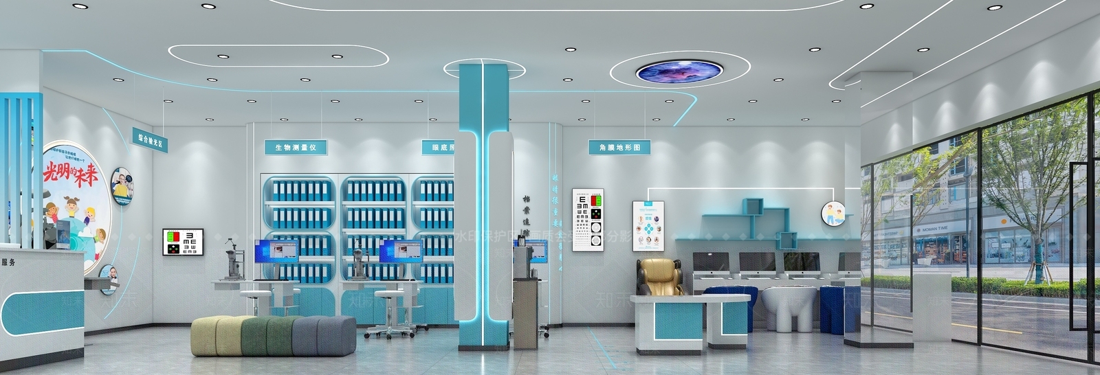 现代眼镜店3D模型下载【ID:1203673137】