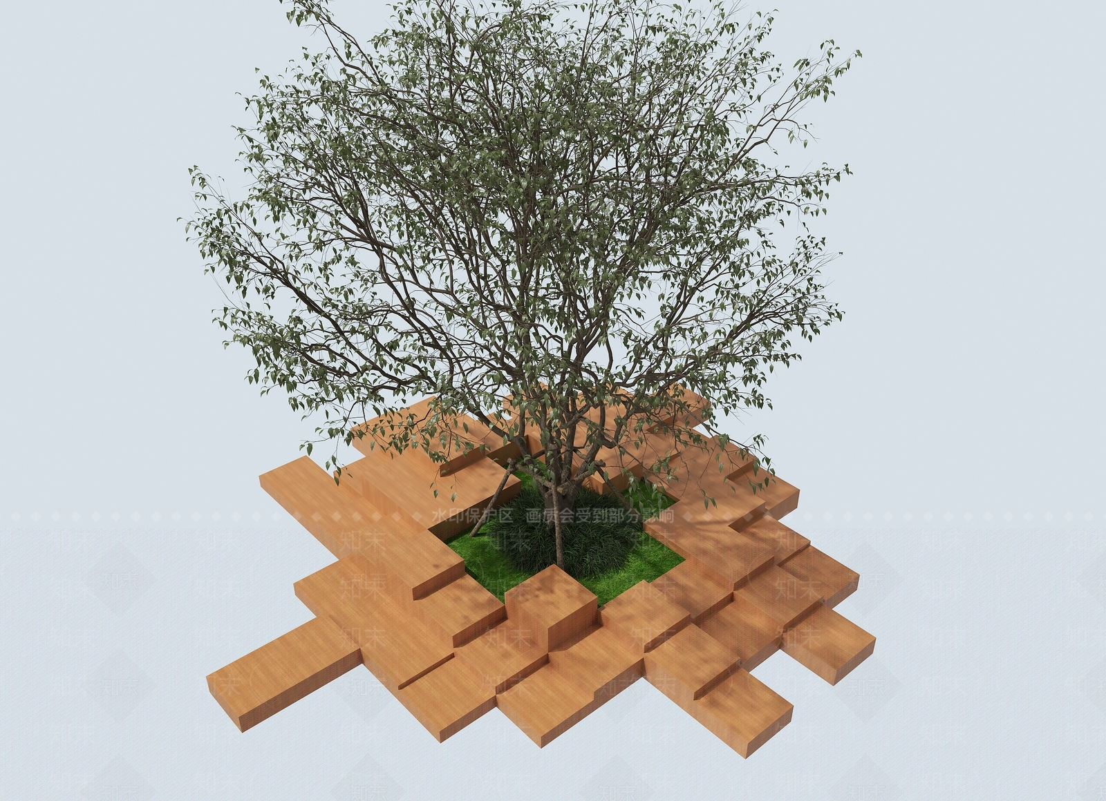 树池3D模型下载【ID:1203673801】