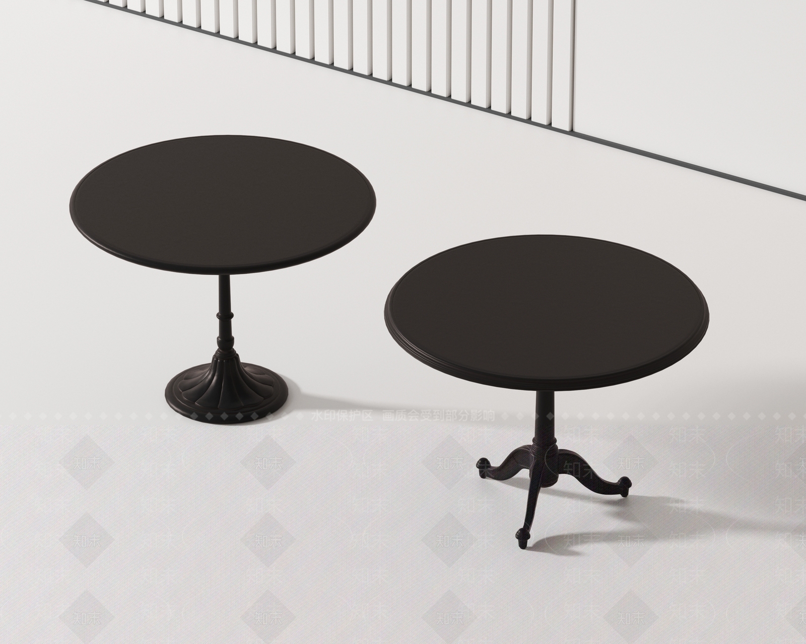 欧式餐桌3D模型下载【ID:1203675302】