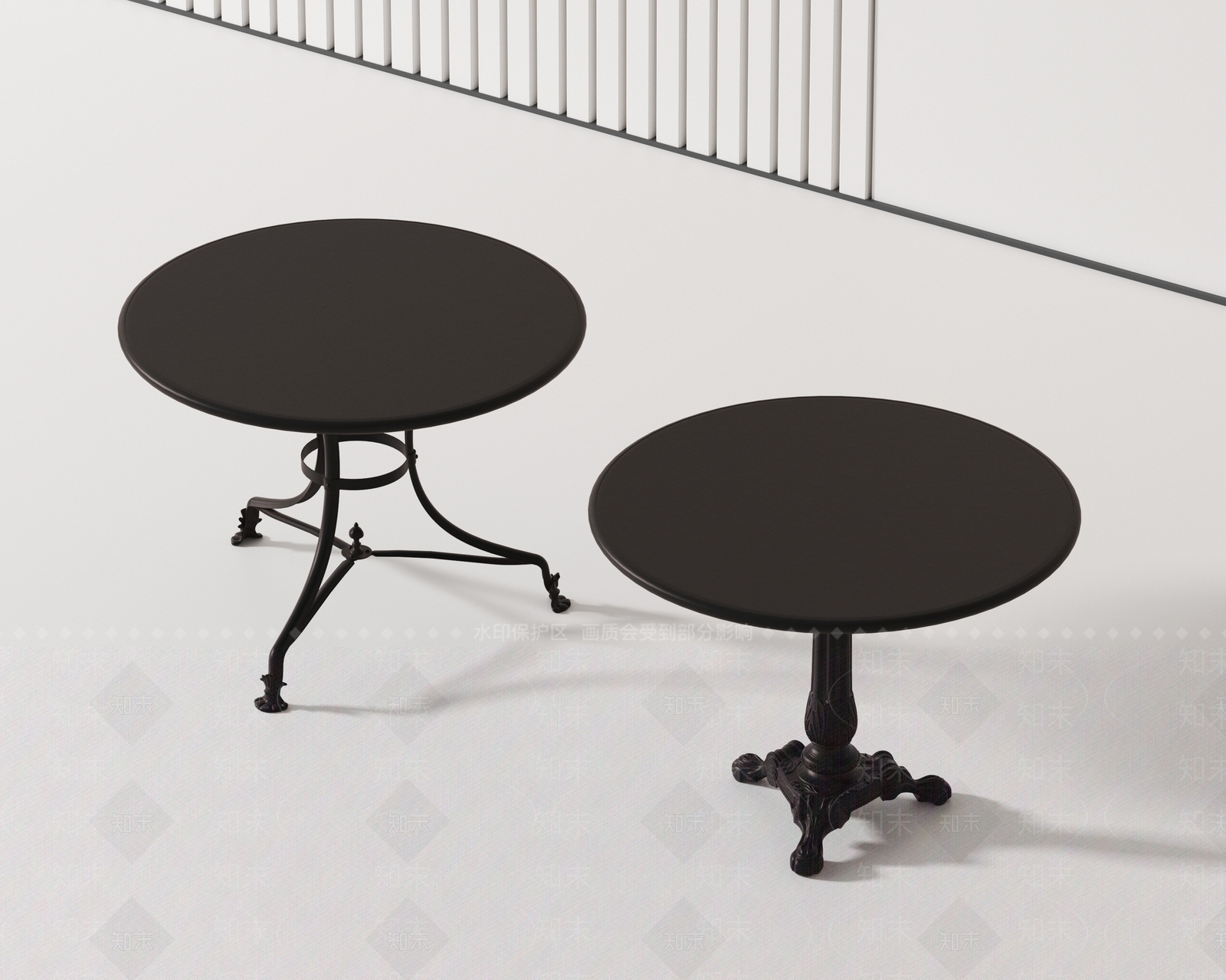 欧式餐桌3D模型下载【ID:1203675350】