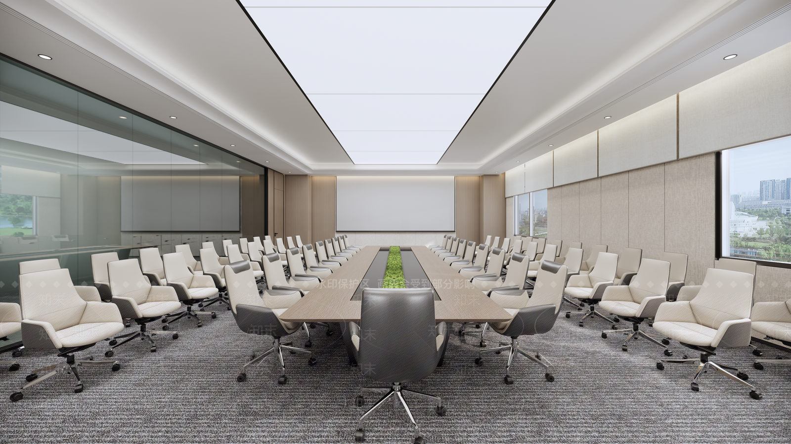 现代会议室SU模型下载【ID:1203684063】