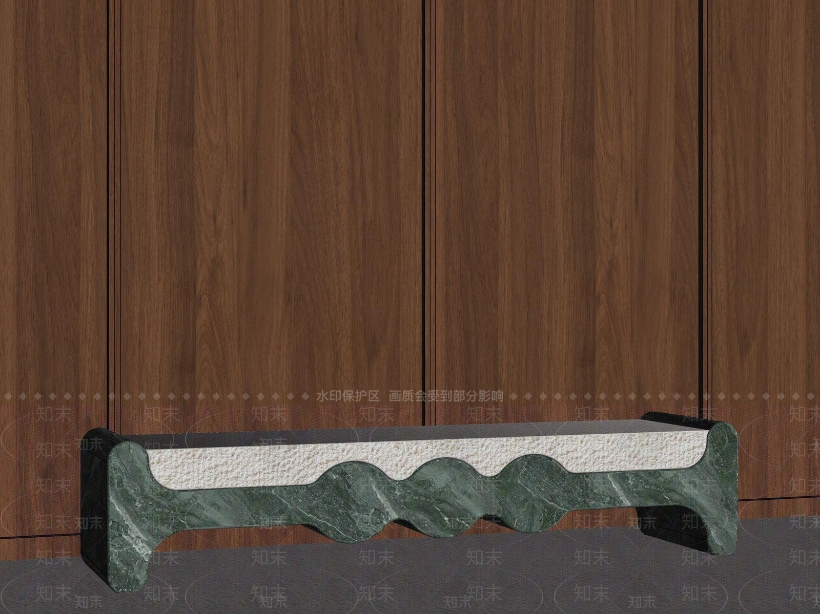 现代复古沙发凳SU模型下载【ID:1203689192】