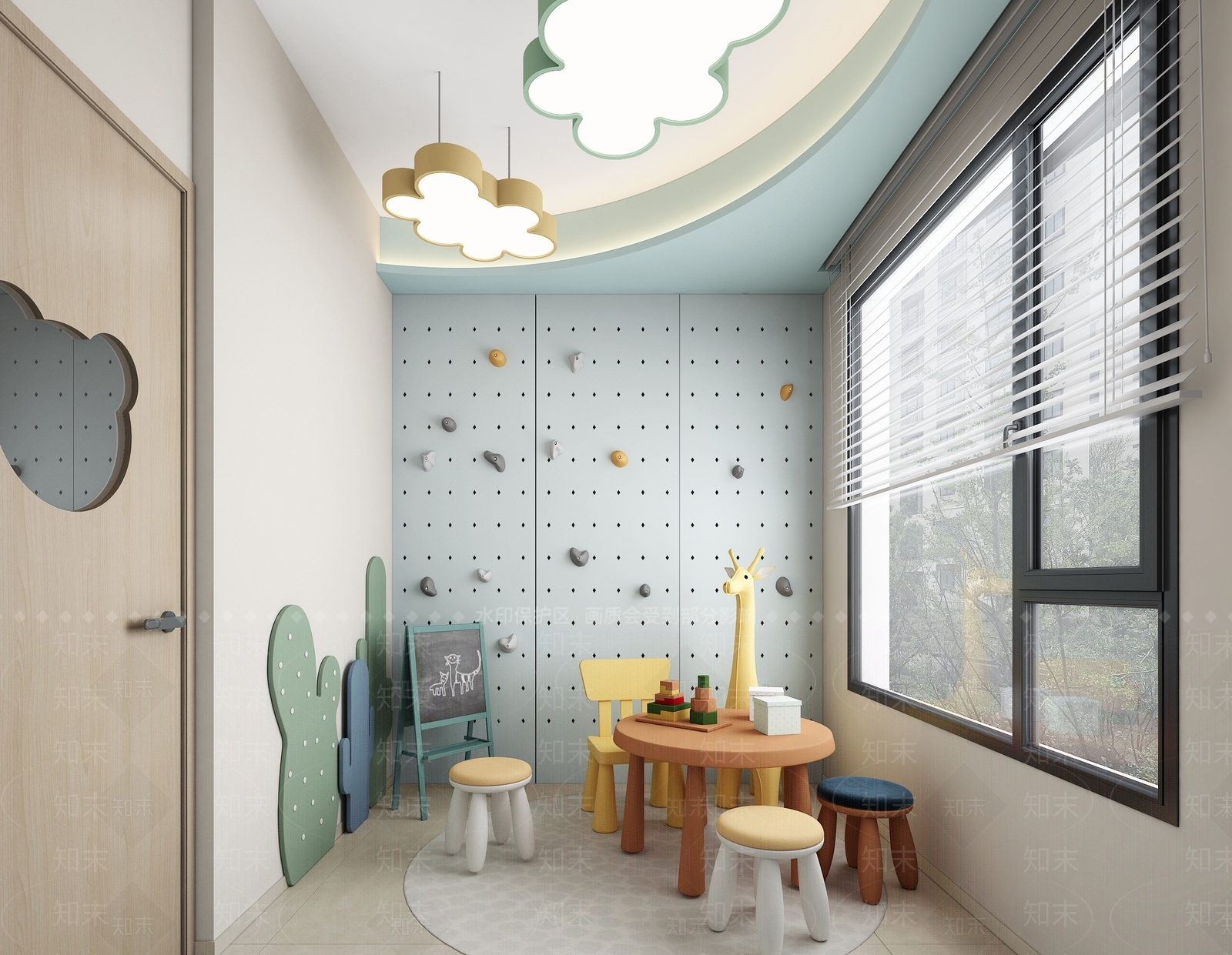 现代幼儿园3D模型下载【ID:1203697339】