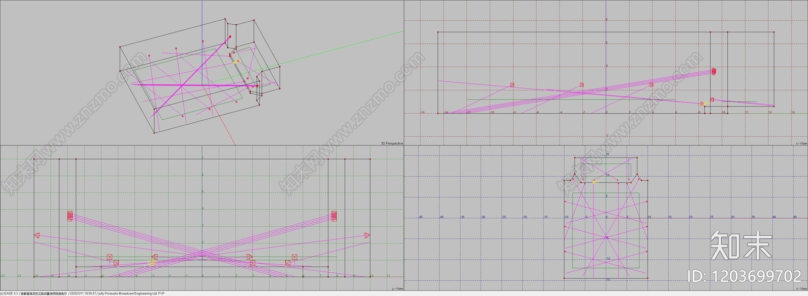 现代学校cad施工图下载【ID:1203699702】
