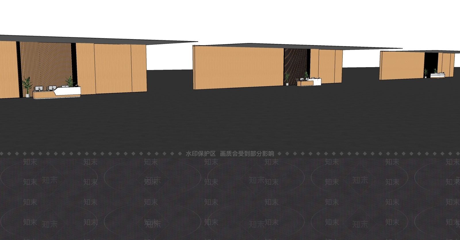 现代其他公共空间SU模型下载【ID:1203700698】