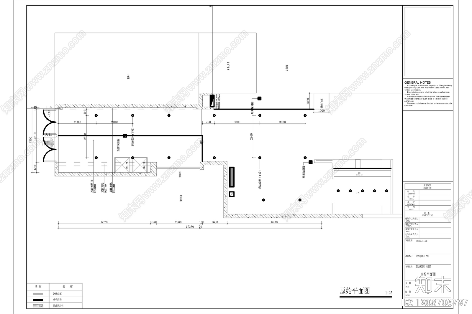 现代其他商业空间cad施工图下载【ID:1203706797】