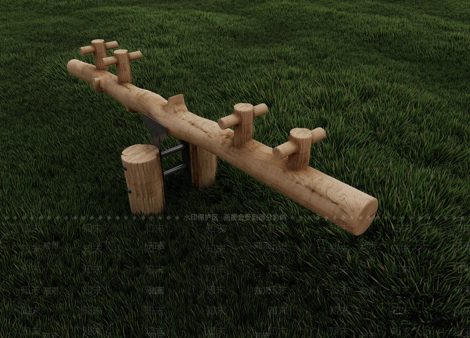 轻奢原木其他景观小品SU模型下载【ID:1203714994】