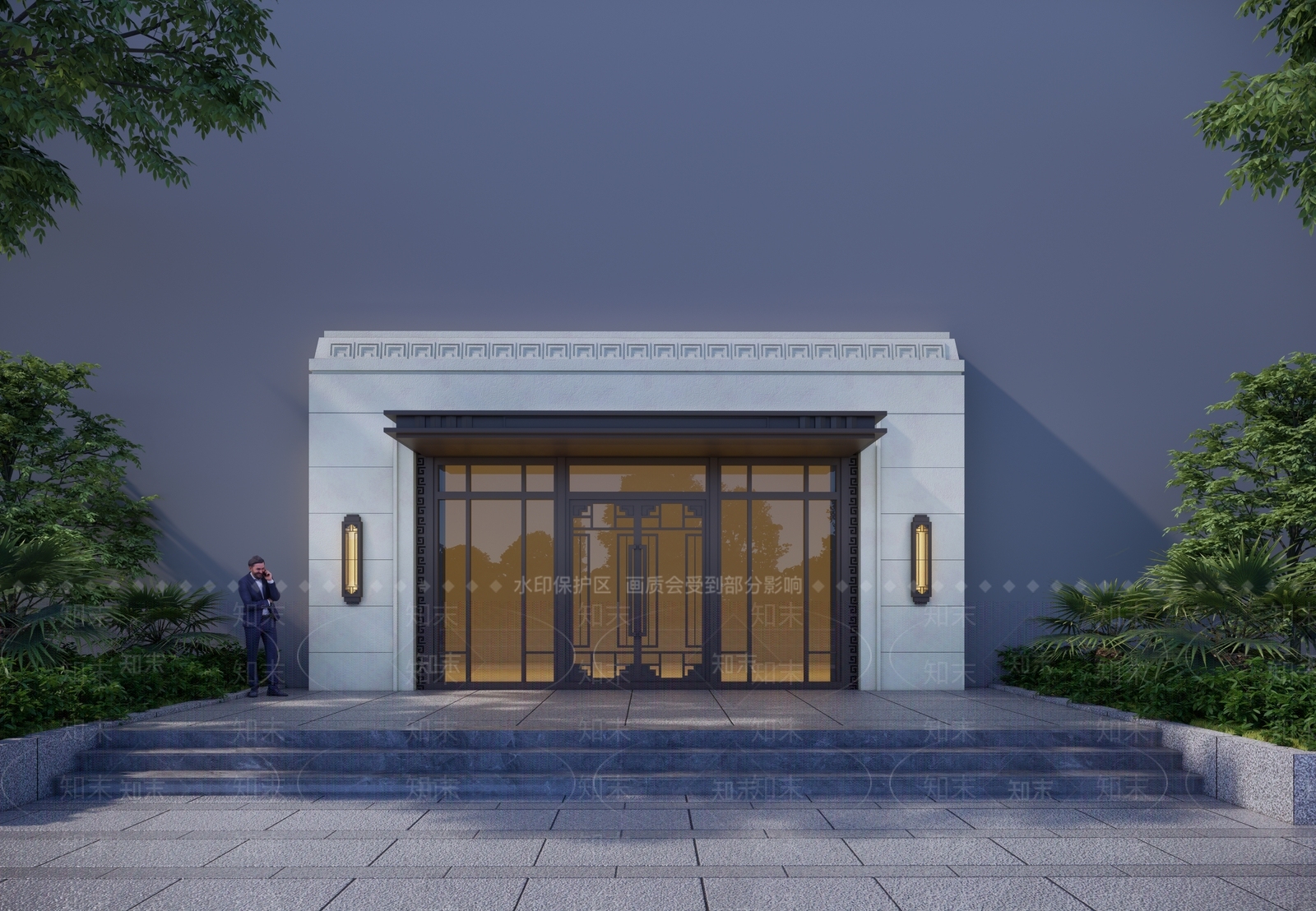 欧式大门SU模型下载【ID:1203715298】