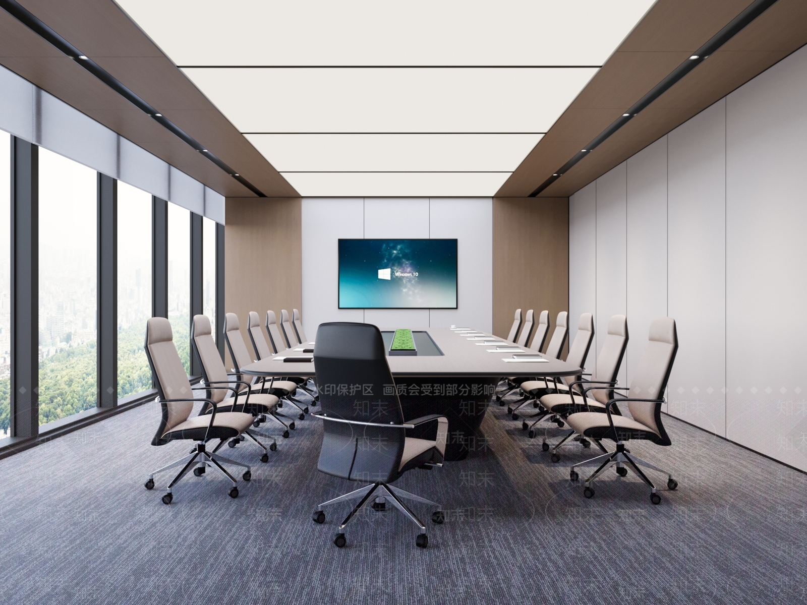 现代会议室SU模型下载【ID:1203718448】