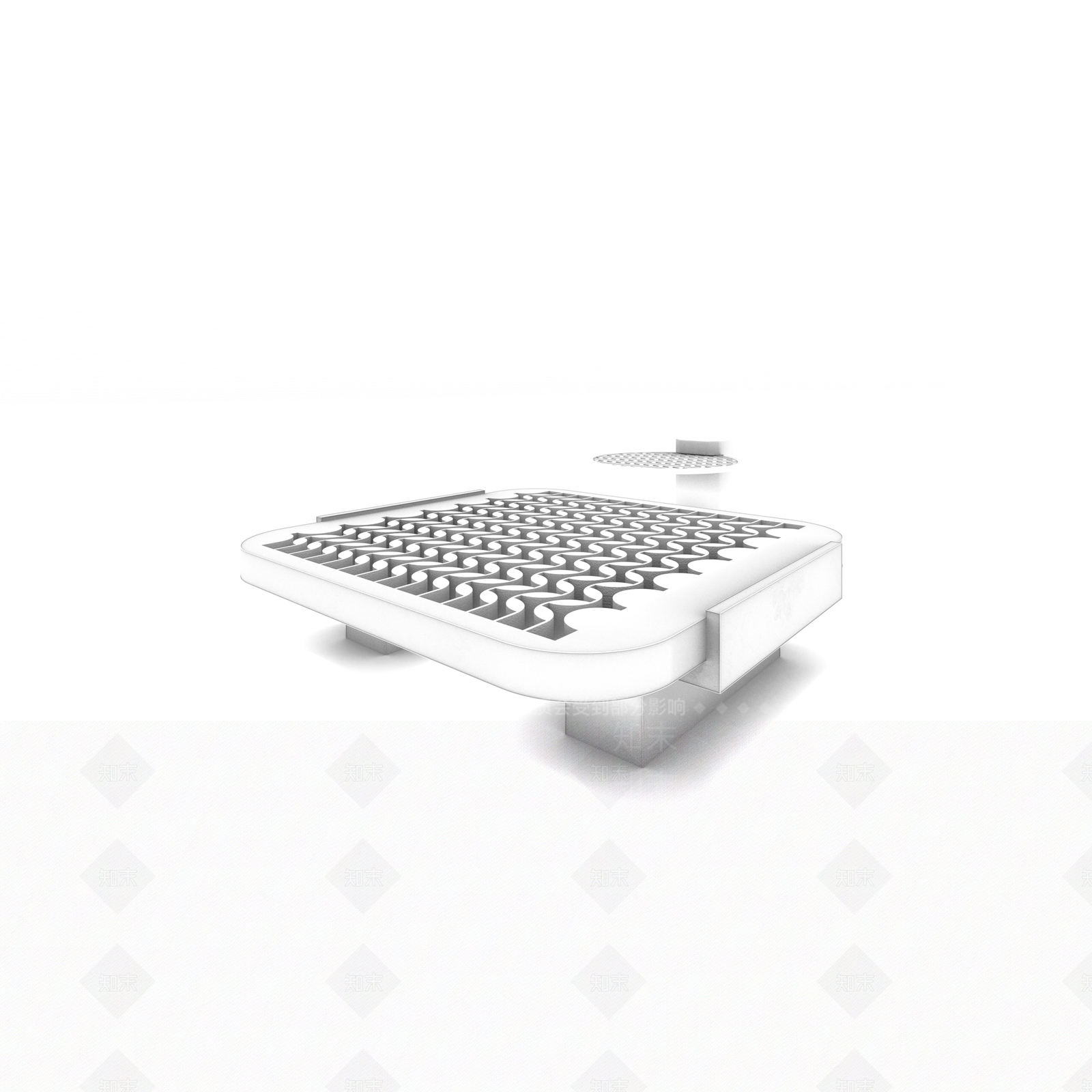 侘寂原木茶几3D模型下载【ID:1203718820】