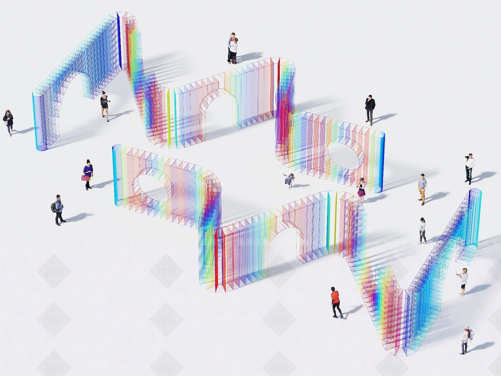 现代简约景墙3D模型下载【ID:1203725623】