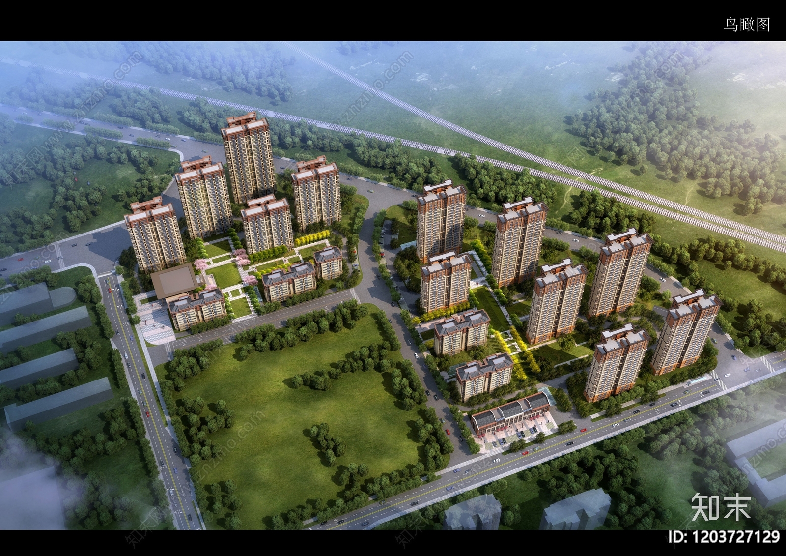 现代新中式其他居住建筑下载【ID:1203727129】