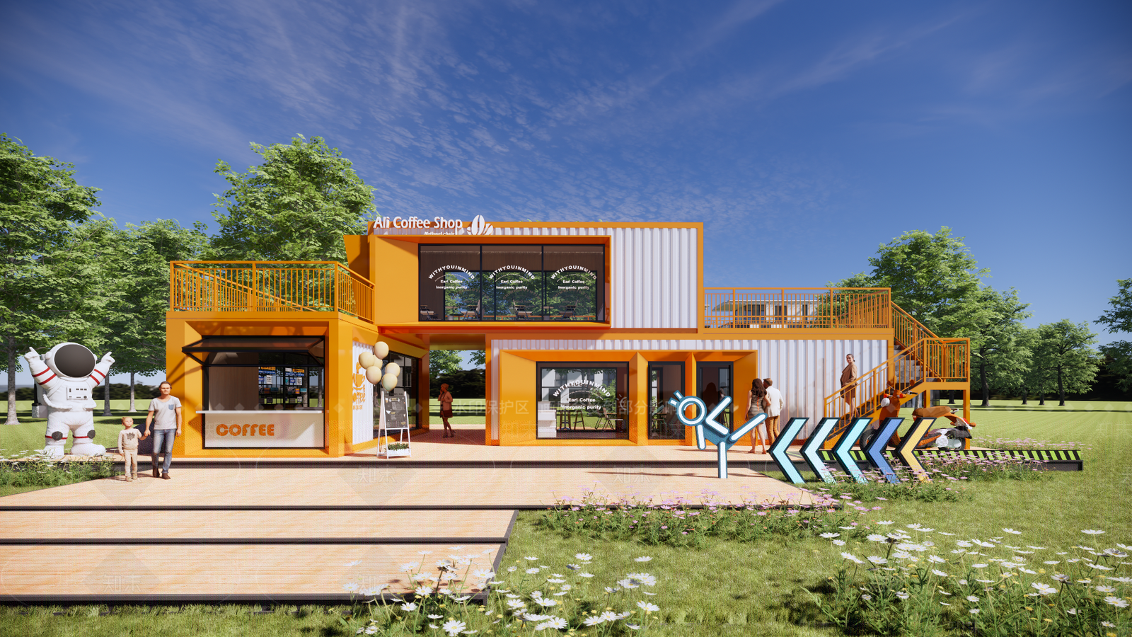 现代简约其他商业建筑SU模型下载【ID:1203728024】