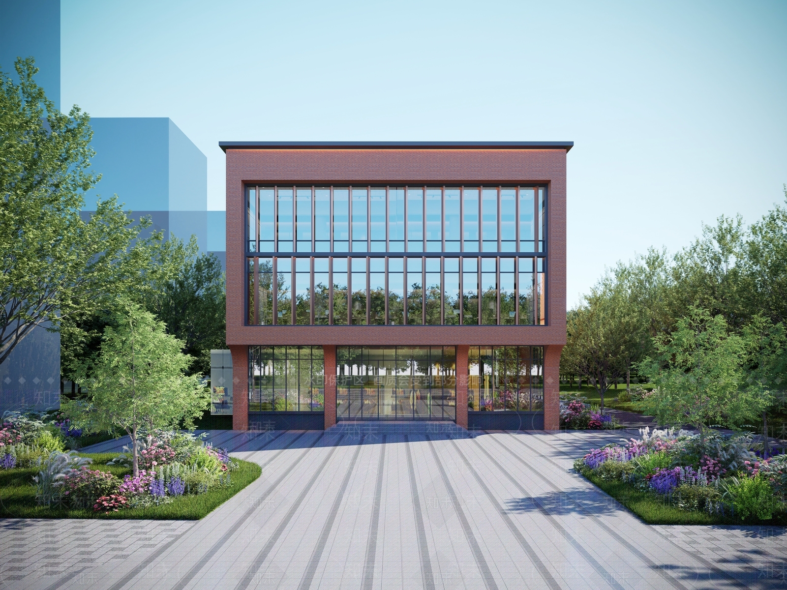 现代小公建SU模型下载【ID:1204466420】