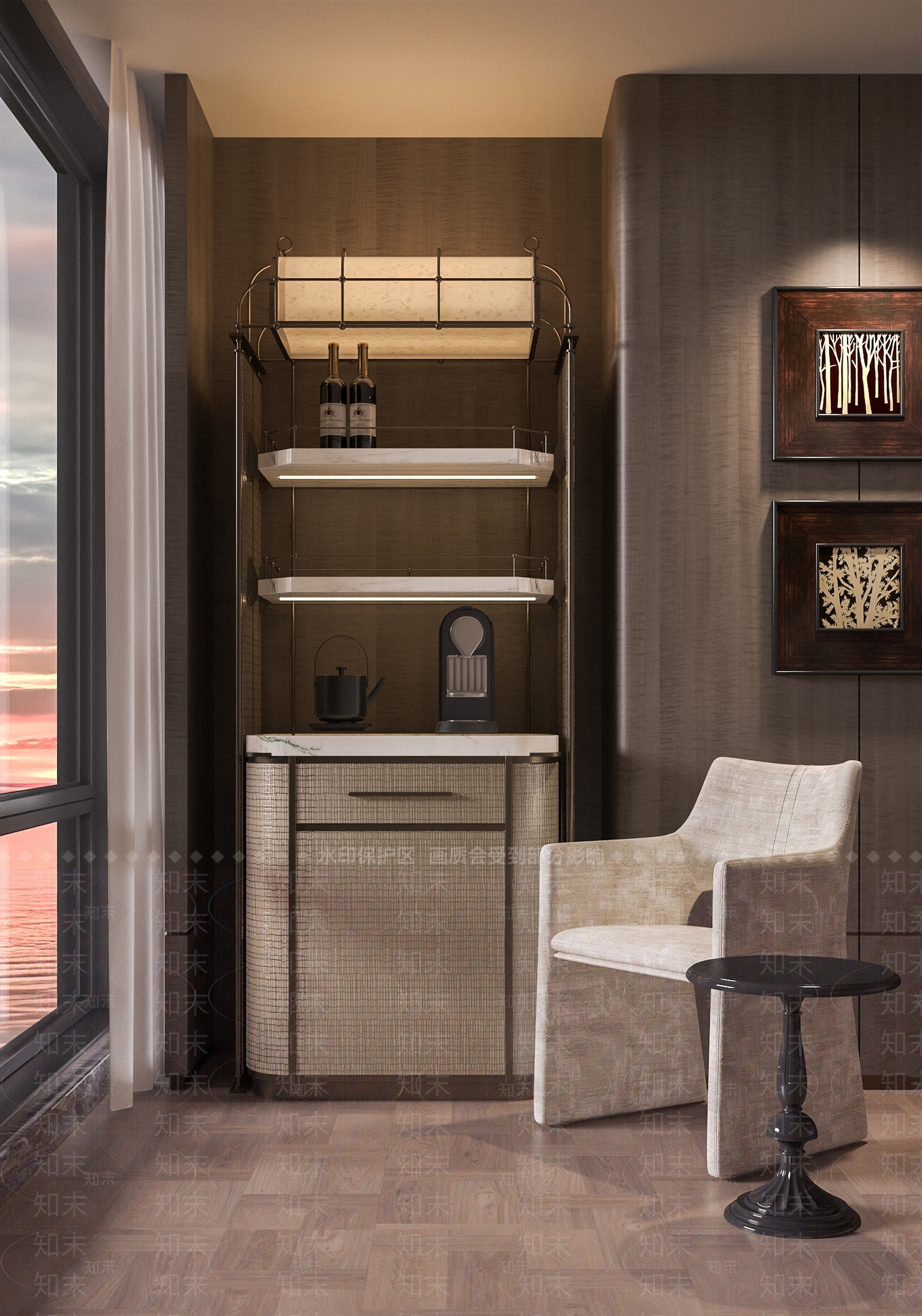 酒柜SU模型下载【ID:1203731547】