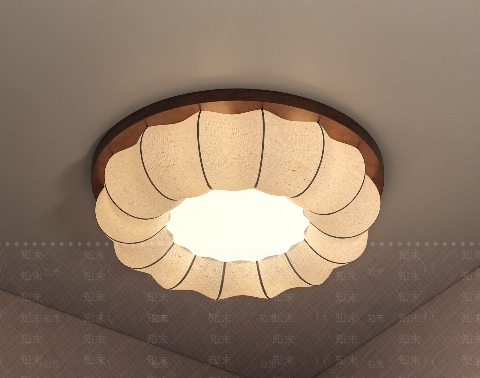 法式中古吸顶灯SU模型下载【ID:1203735048】