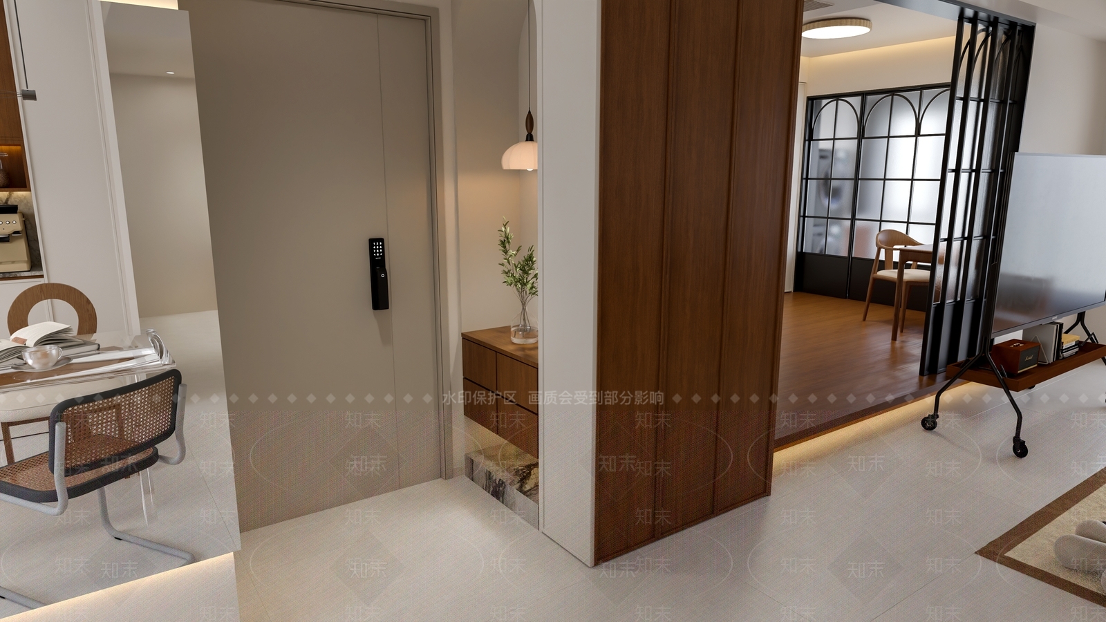 北欧客餐厅3D模型下载【ID:1203736420】