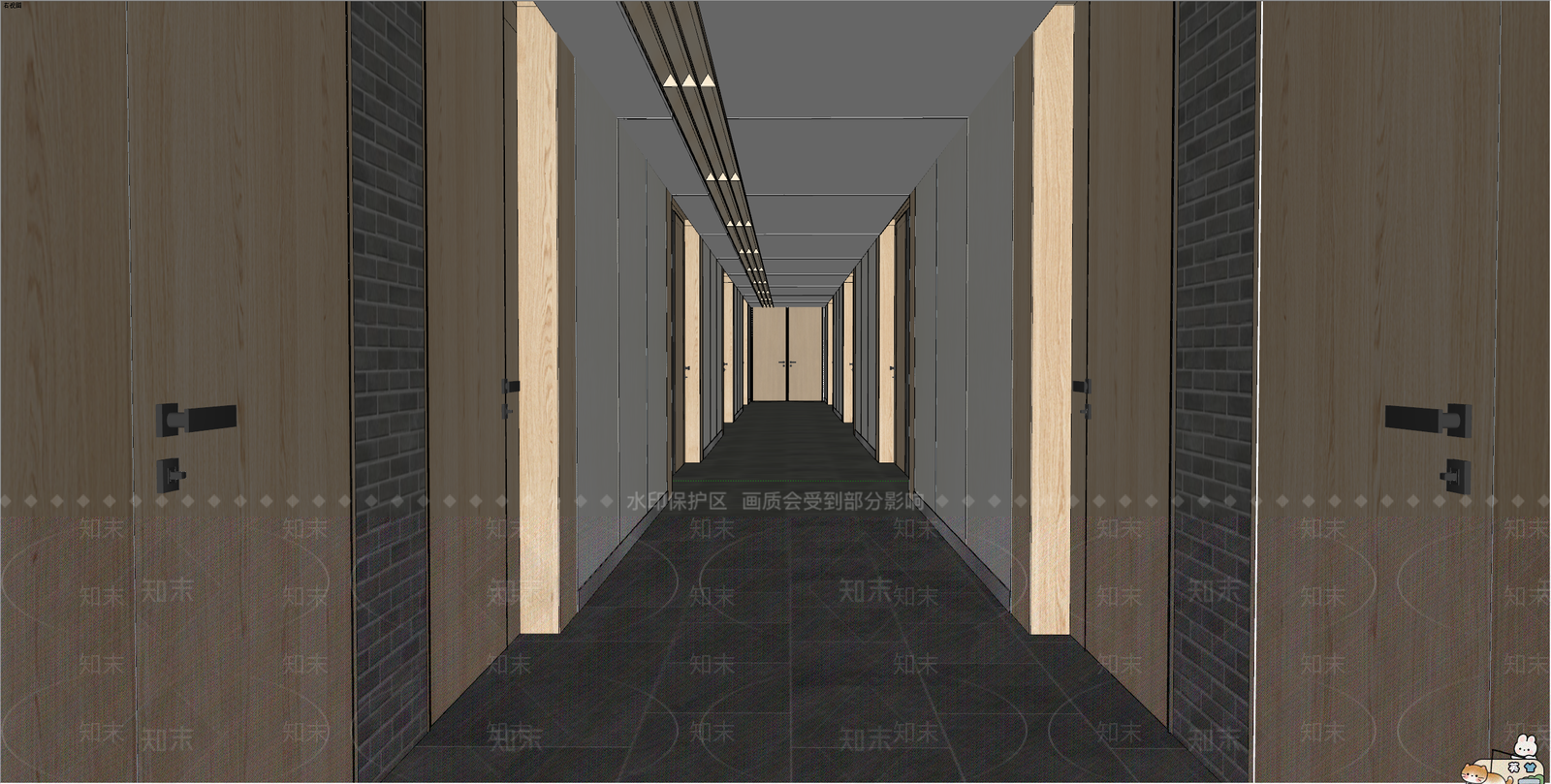 新中式中式其他公共空间SU模型下载【ID:1203736226】