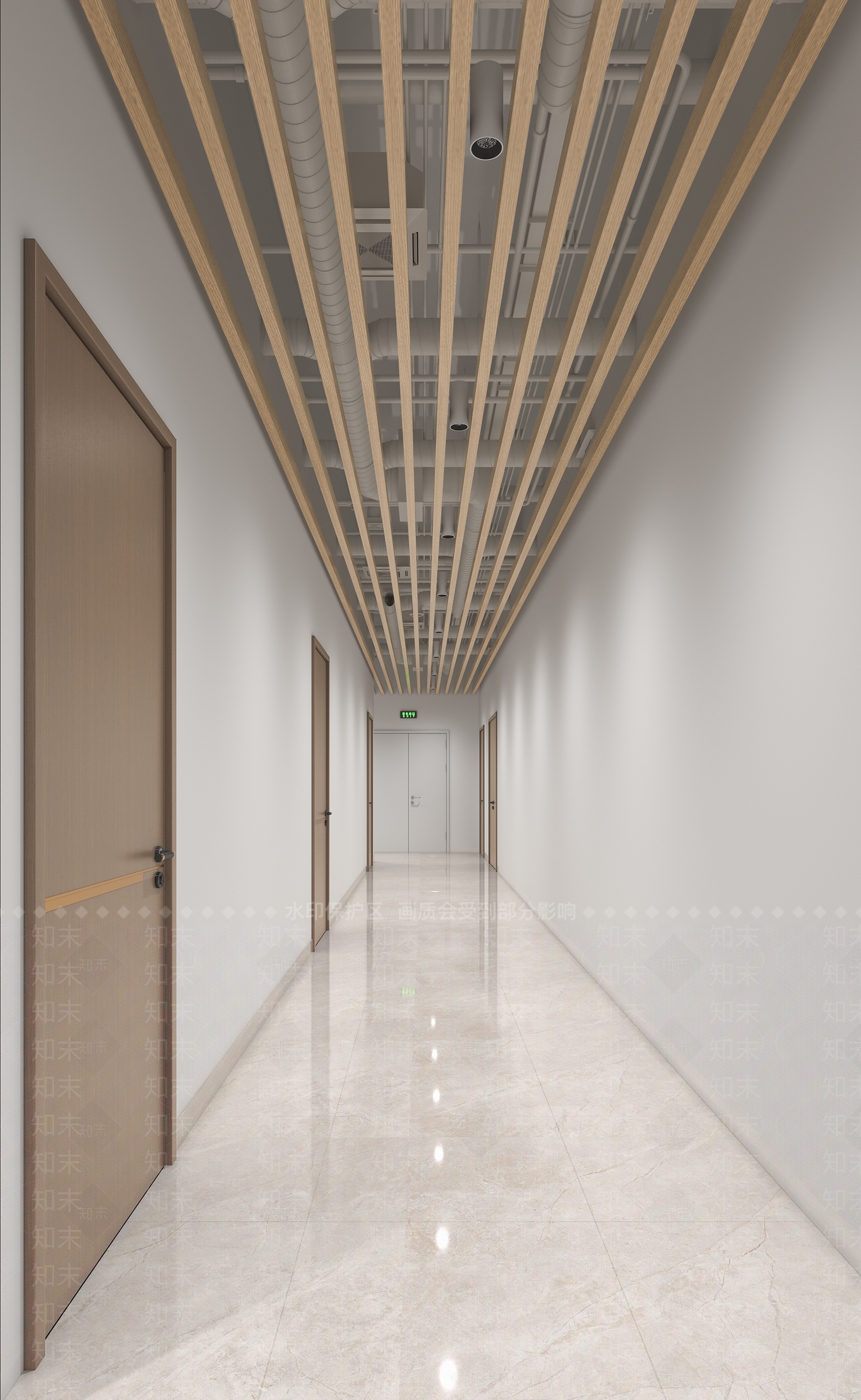 现代简约走廊3D模型下载【ID:1203737063】