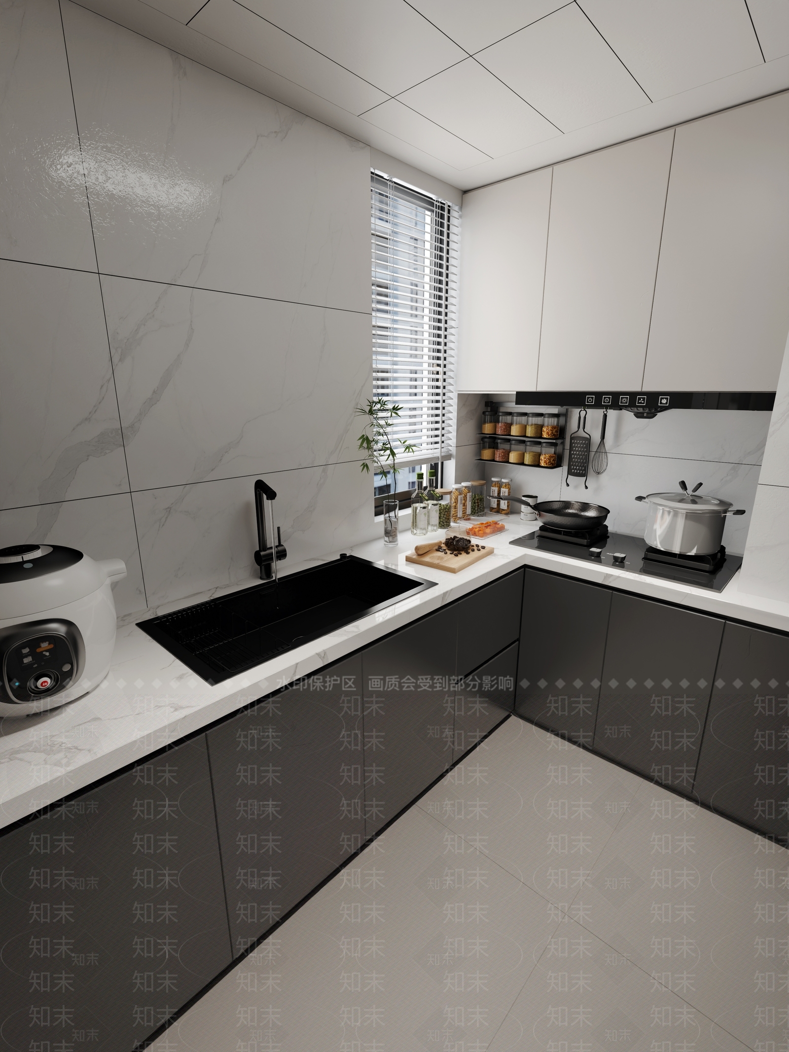 现代客餐厅3D模型下载【ID:1203737624】