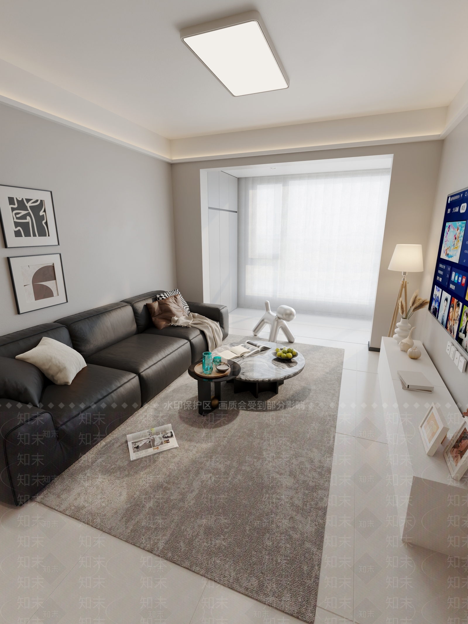 现代客餐厅3D模型下载【ID:1203738680】