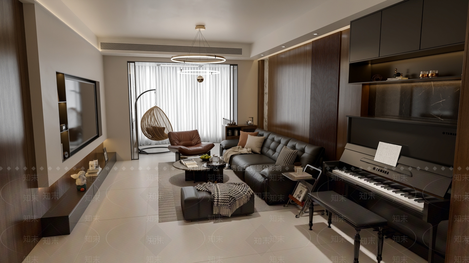 轻奢客餐厅3D模型下载【ID:1203740028】