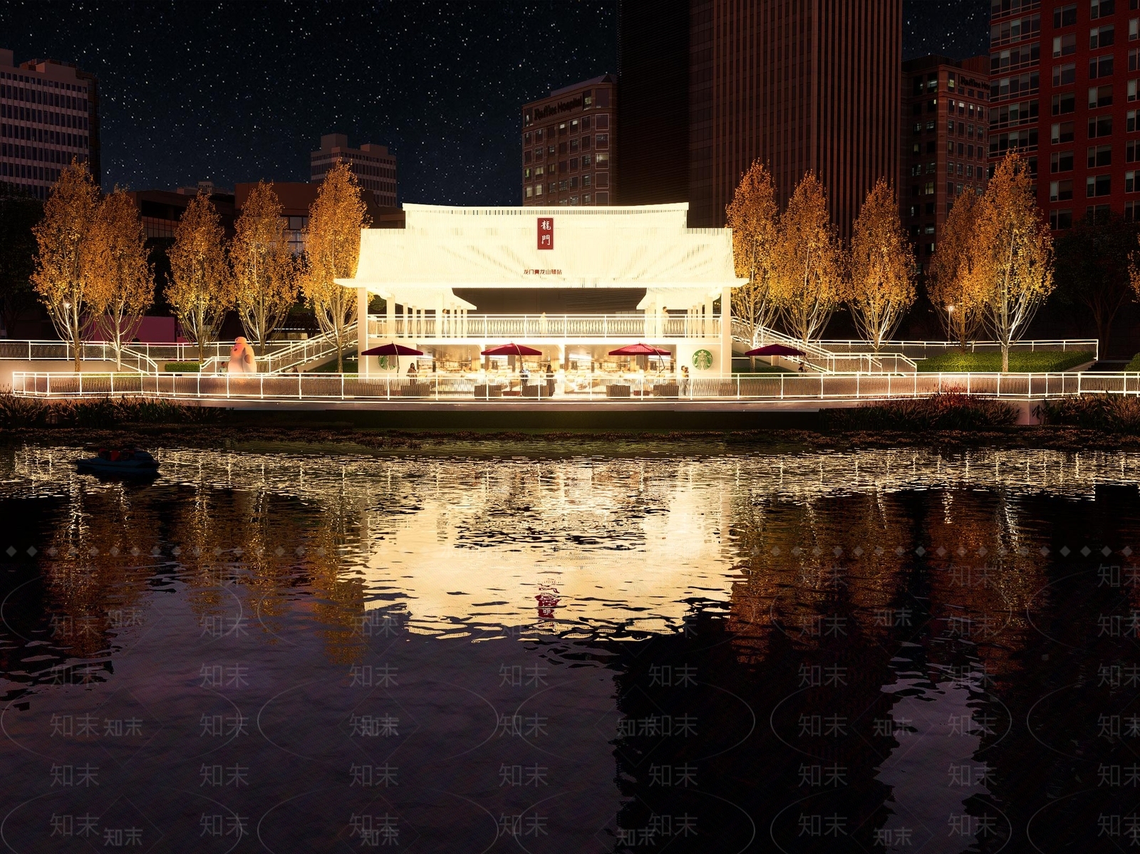 现代其他商业建筑SU模型下载【ID:1203740413】