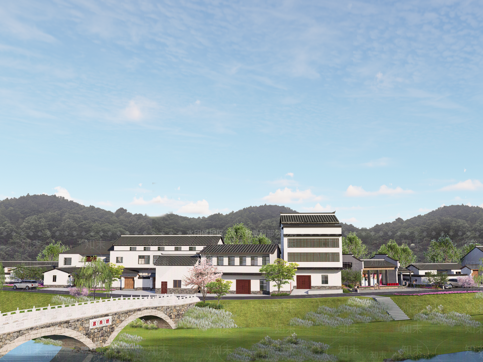 现代乡村民房SU模型下载【ID:1203741782】