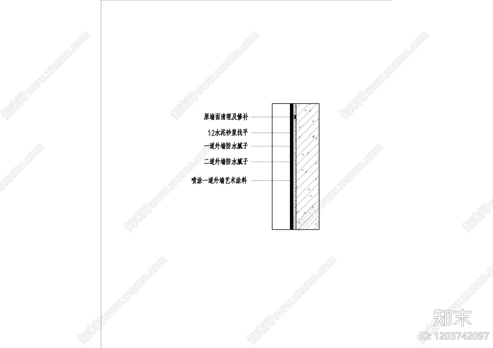 墙面节点施工图下载【ID:1203742097】