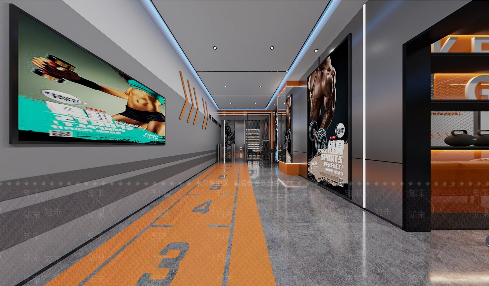 现代其他娱乐空间3D模型下载【ID:1203747988】