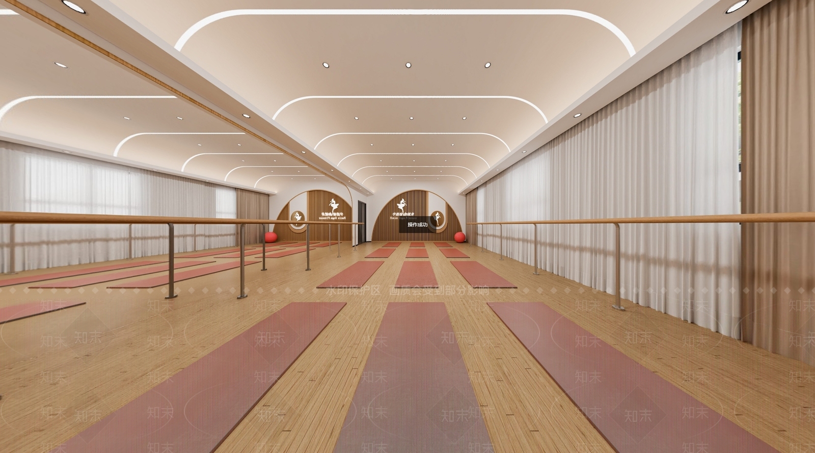 现代游泳馆3D模型下载【ID:1203748259】