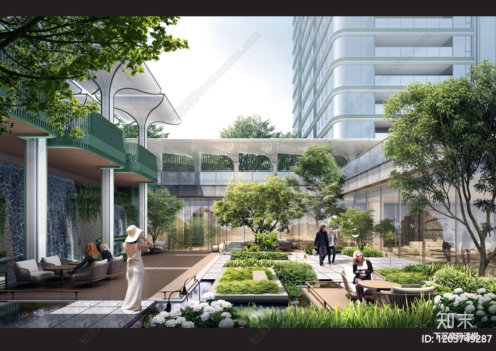 现代示范区景观下载【ID:1203749287】