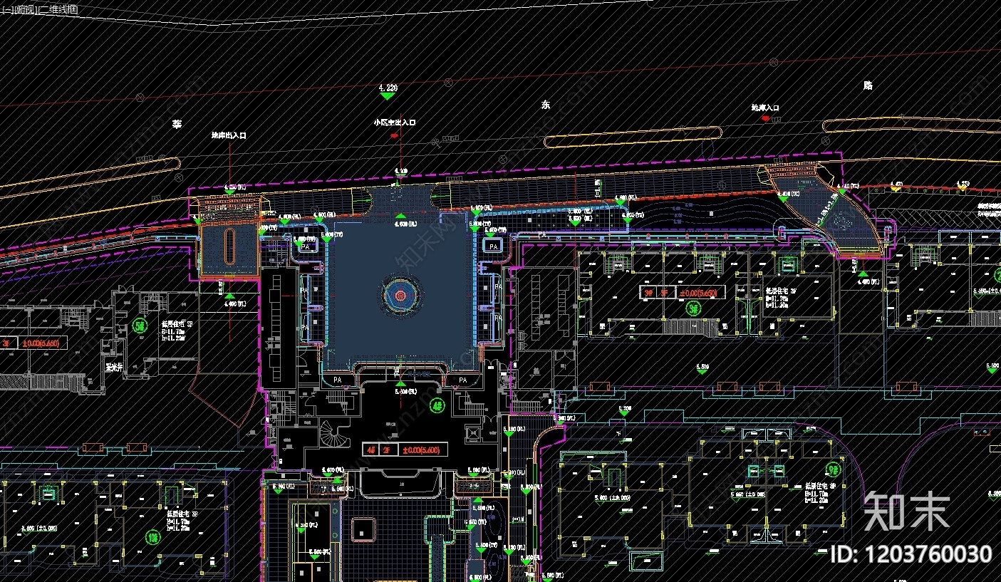 示范区景观施工图下载【ID:1203760030】